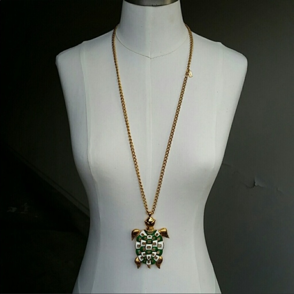 Kate Spade Gold Turtle necklace.